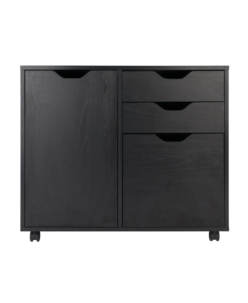 Winsome Halifax 26.3" Wood 2-Drawer Wide Filing Storage Cabinet
