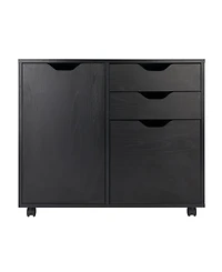 Winsome Halifax 26.3" Wood 2-Drawer Wide Filing Storage Cabinet