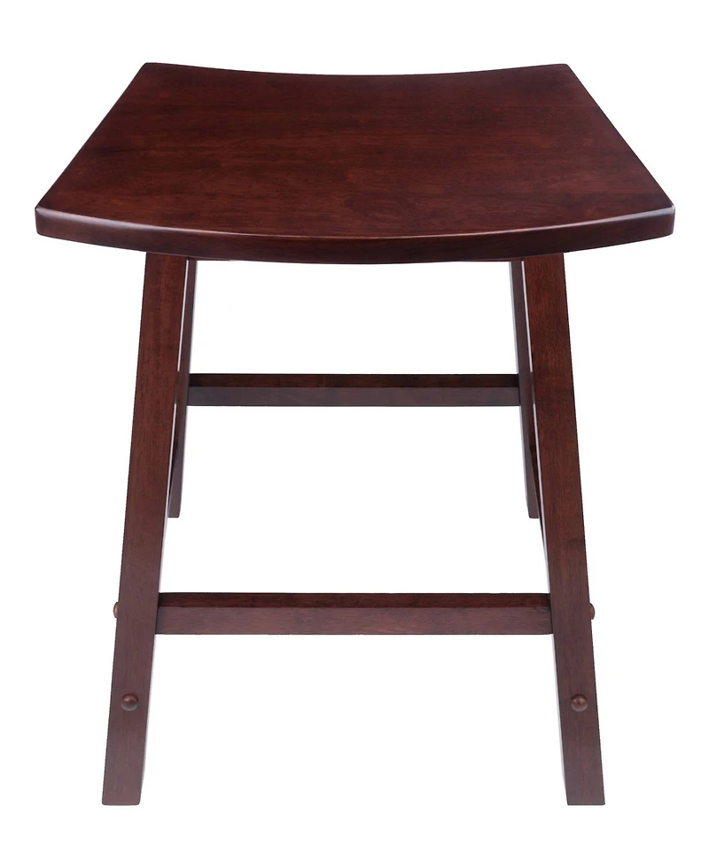 Winsome Katashi 23.78" Wood Fan Shape Counter Stool