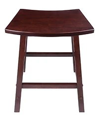 Winsome Katashi 23.78" Wood Fan Shape Counter Stool
