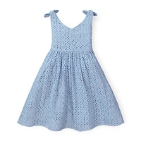 Hope & Henry Baby Girls Bow Shoulder Swing Dress