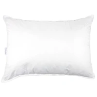Firm 700 Fill Power Luxury White Duck Down Bed Pillow - King