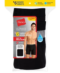 Hanes Ultimate ComfortSoft Boxer Briefs, 5+1 Bonus Pack