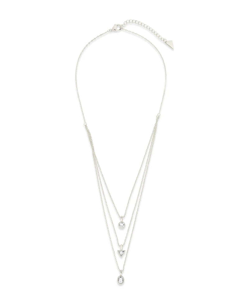 Sterling Forever Julie Layered Necklace