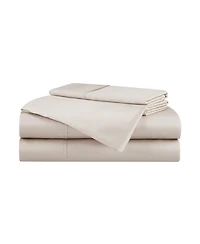 Aston and Arden Eucalyptus Tencel Queen Sheet Set, 1 Flat Sheet, Fitted 2 Pillowcases, Ultra Soft Fabric, Breathable Cooling, Eco-Friendl