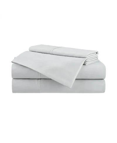 Aston and Arden Eucalyptus Tencel Queen Sheet Set, 1 Flat Sheet, 1 Fitted Sheet, 2 Pillowcases, Ultra Soft Fabric, Breathable and Cooling, Eco-Friendl