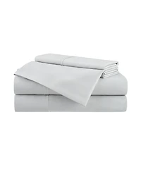 Aston and Arden Eucalyptus Tencel Queen Sheet Set, 1 Flat Sheet, 1 Fitted Sheet, 2 Pillowcases, Ultra Soft Fabric, Breathable and Cooling, Eco-Friendl