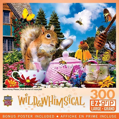 Masterpieces Wild & Whimsical - More Honey Please 300 Piece Ez Grip Puzzle