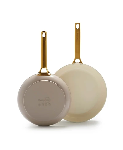 GreenPan Reserve Padova Ceramic 10" & 12" Nonstick Frypans, Set of 2