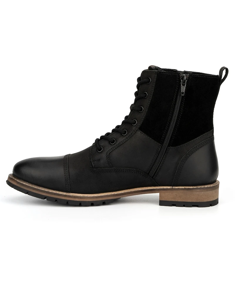 Reserved Footwear Men's Kenton Leather High-Top Boot