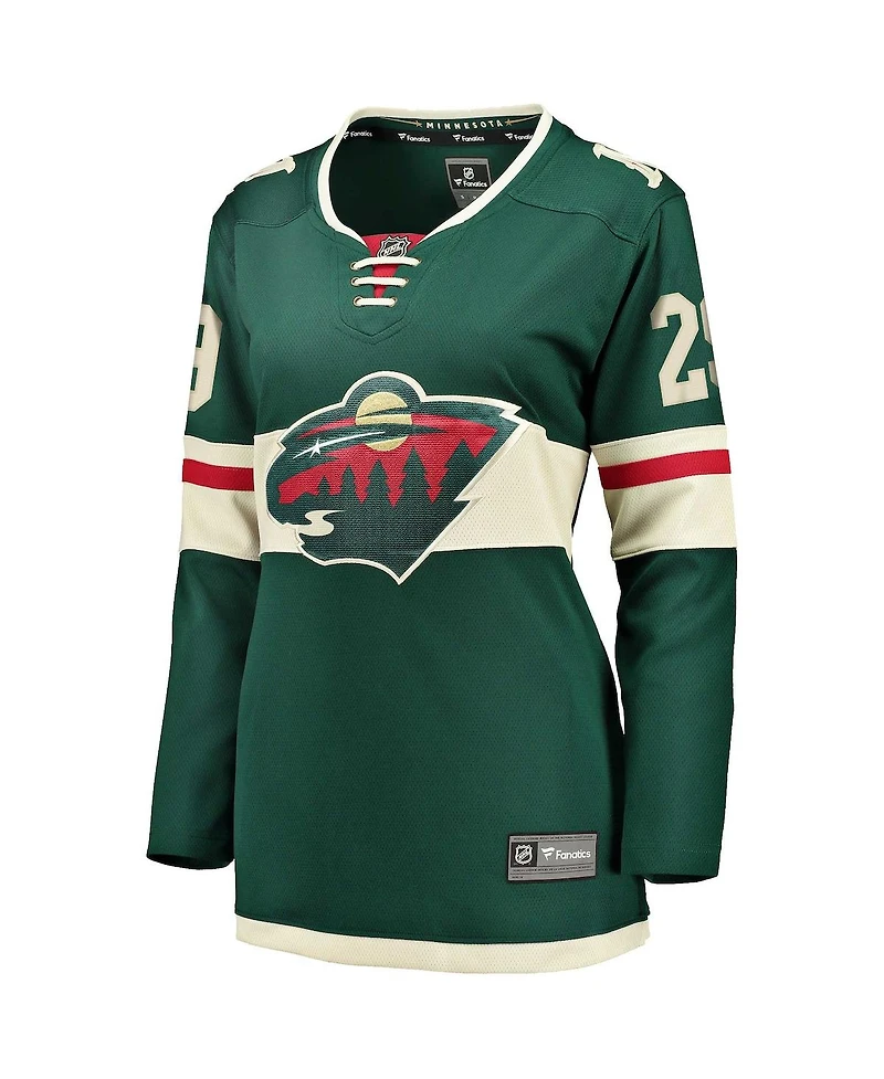 Women's Fanatics Marc-Andre Fleury Green Minnesota Wild Home Premier Breakaway Player Jersey