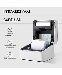 Hp Direct Thermal Label Printer KE200 Usb, Shipping, Barcode, More