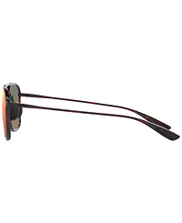 Maui Jim Unisex Keokea 55 Sunglasses
