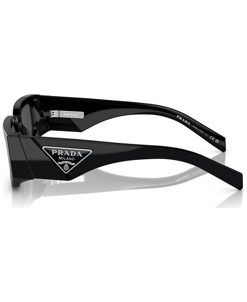 Prada Symbole Rectangular Men's Sunglasses, Pr 09ZSF
