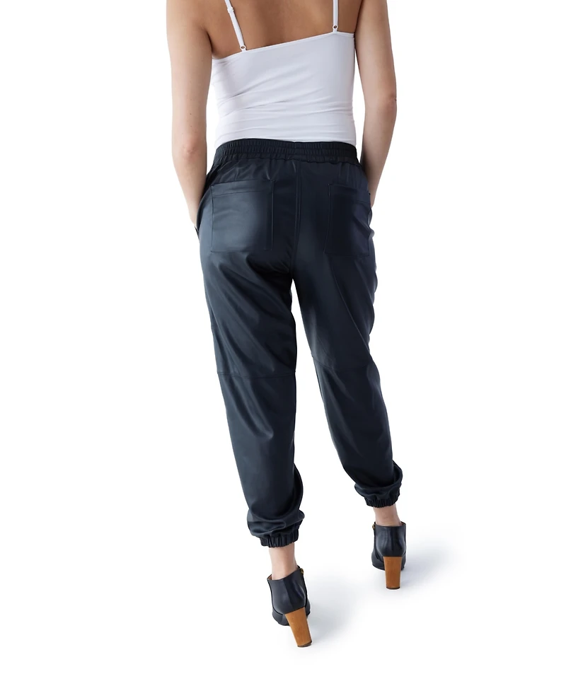 Ingrid + Isabel Maternity Faux Leather Jogger