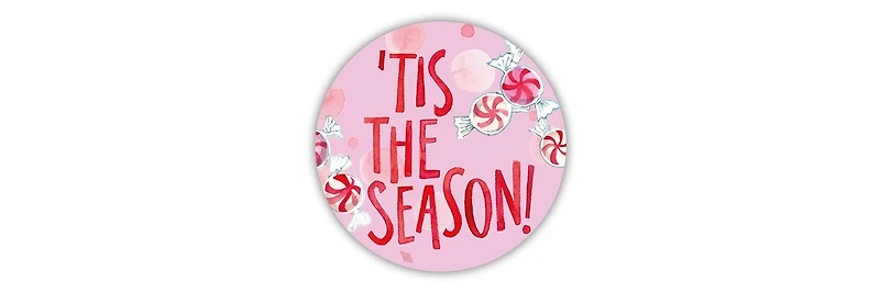 Just Candy Christmas Candy Cane Gift - Paint Can Container, 25 Pieces