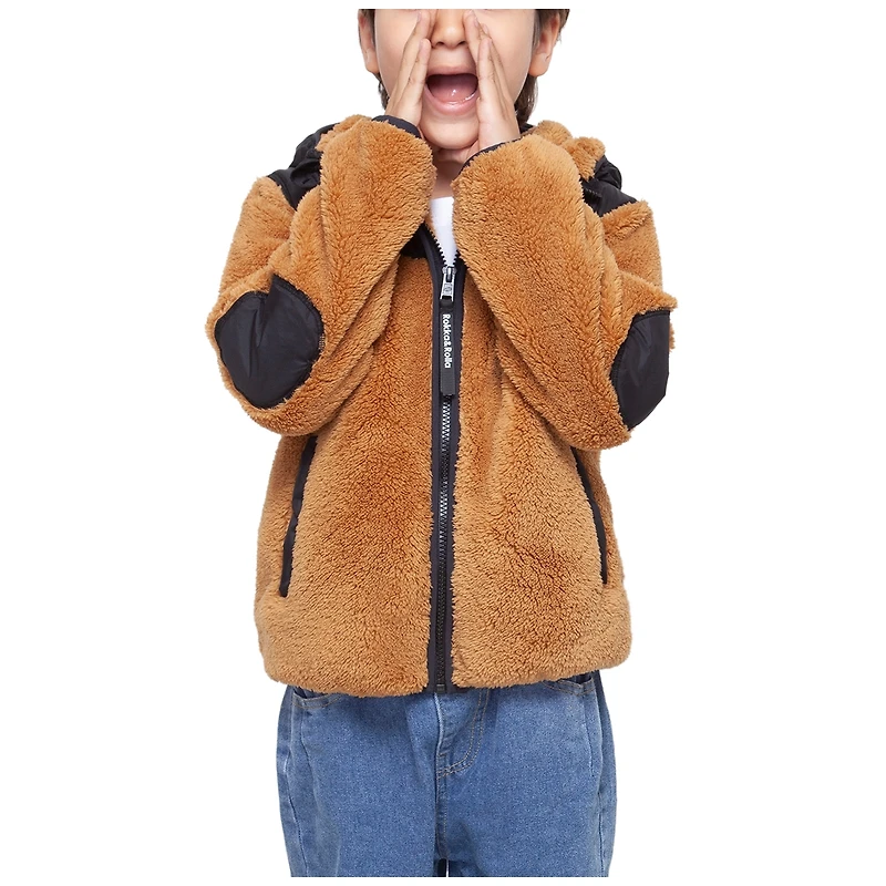 Rokka&Rolla Boys Sherpa Fleece Jacket