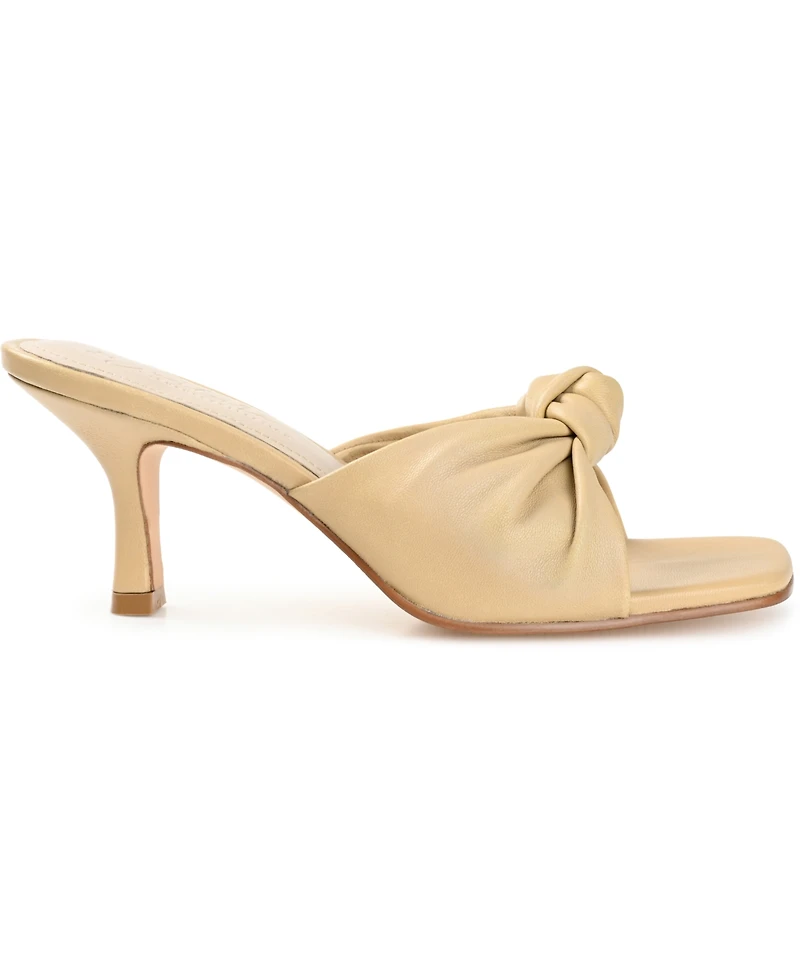 Journee Signature Women's Finlee Knotted Slip On Sandals