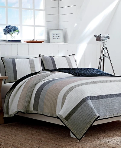 Nautica Tideway Cotton Reversible Quilt, King