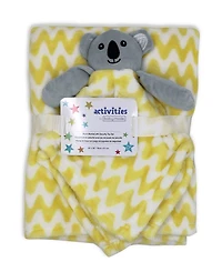 3 Stories Trading Baby Boys or Baby Girls Blanket and Nunu, 2 Piece Set