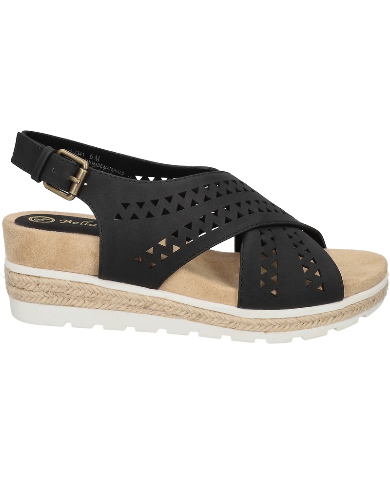 Bella Vita Women's Cosette Wedge Sandals
