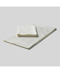 Fabdreams Organic 300 Thread Count Certified Organic Cotton Percale Pillowcase Set of 2