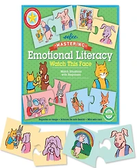Eeboo Watch this Face All Learner Levels Puzzle 48 Piece Set