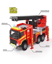 Majorette Volvo Truck Fire Engine Die-Cast Light Sound Vehicle
