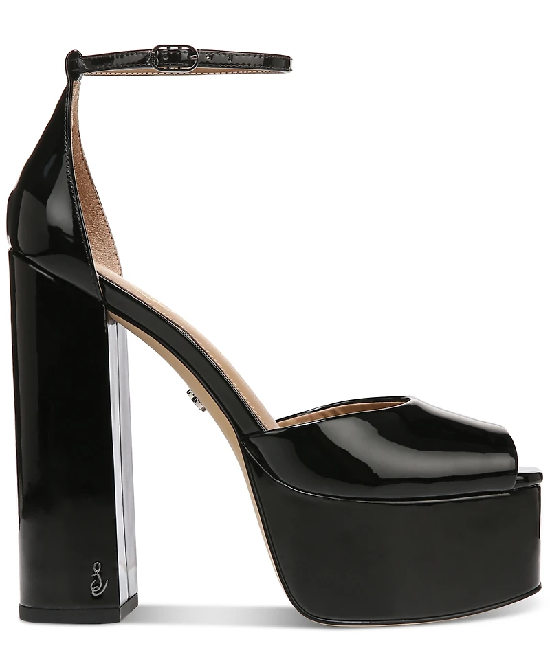 Sam Edelman Womens Kori Ankle Strap Platform Dress Sandals