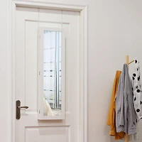 Costway Wall Door Mounted Mirrored Jewelry Cabinet Storage Organizer