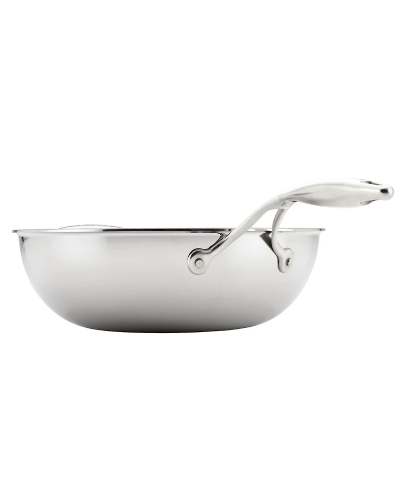 Circulon Clad Stainless Steel 12.5" Induction Stir Fry Pan