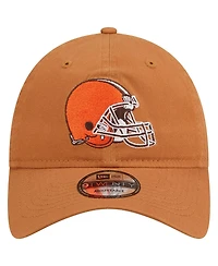 Men's New Era Brown Cleveland Browns Core Classic 2.0 9TWENTY Adjustable Hat