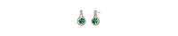 Rhodium Plated Clear Round Cubic Zirconia Drop Earrings