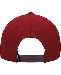 Men's Rvca Burgundy and Gray All The Way Snapback Hat