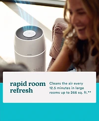 Homedics TotalClean PetPlus 5-in-1 Tower Air Purifier with Uv-c Light for Large Rooms