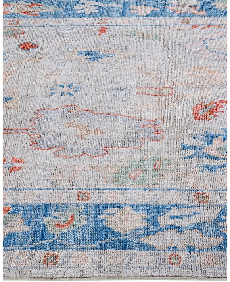 Adorn Hand Woven Rugs Oushak M1973 3'11"x9'8" Runner Area Rug