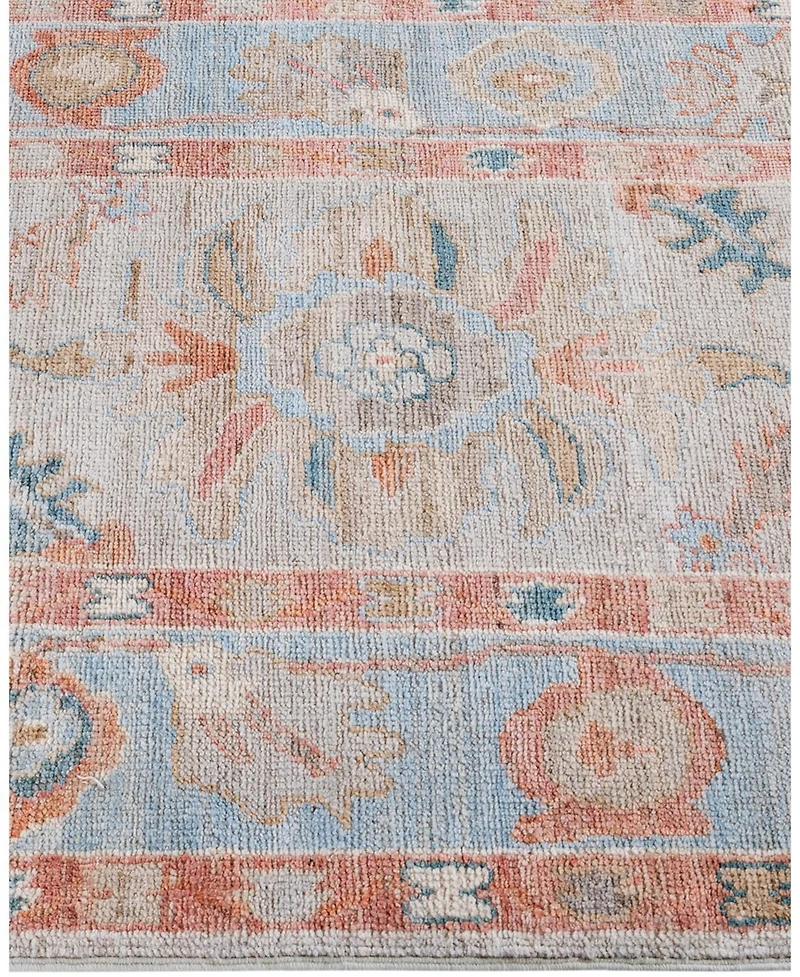 Adorn Hand Woven Rugs Oushak M1973 2'9"x13'8" Runner Area Rug