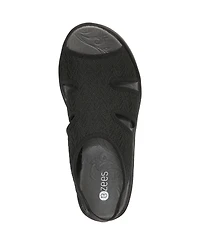 BZees Daytona Washable Slingback Wedge Sandals