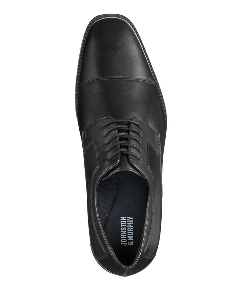 Johnston & Murphy Men's Novick Cap Toe Lace Up Oxford Shoes