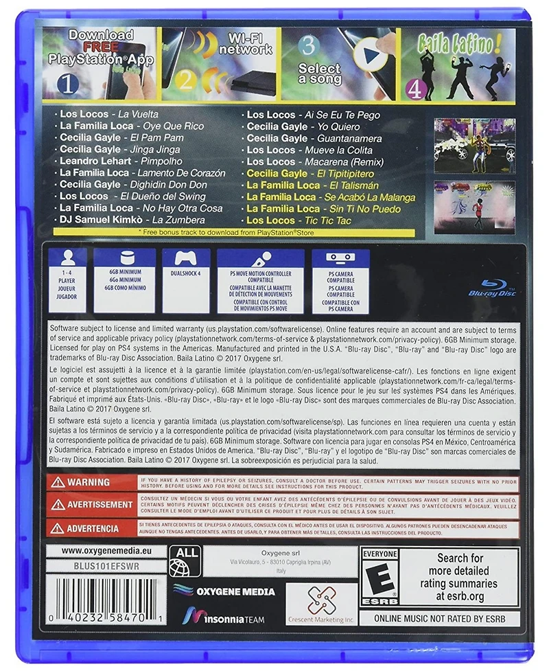 Baila Latino - PlayStation 4
