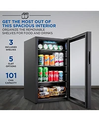 Ivation Can Small Refrigerator and Mini Bar Beverage Cooler