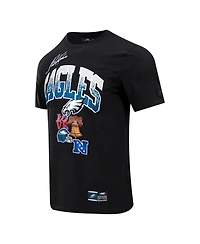 Men's Pro Standard Black Philadelphia Eagles Super Bowl Lii Patch Hometown Collection T-shirt