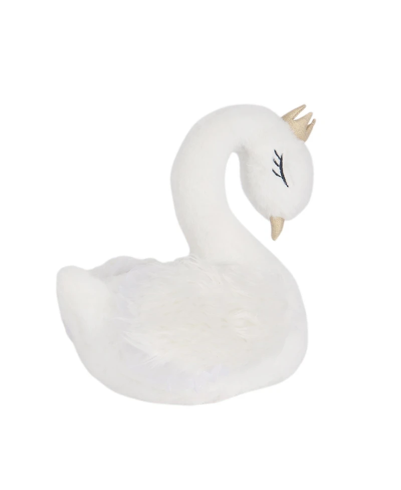 Lambs & Ivy Signature Swan Princess Plush White Stuffed Animal Toy - Princess