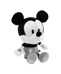 Lambs & Ivy Disney Baby Mickey Mouse Black/White Plush Stuffed Animal Toy by