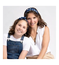 Ultra Soft Knotted Headband - Anna's Daisies Ties for Girls