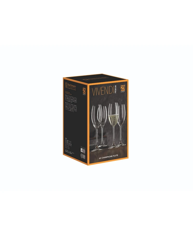 Nachtmann Vivendi Champagne Flute, Set of 4