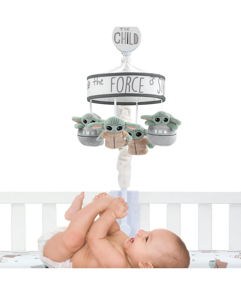 Lambs & Ivy Star Wars The Child/Baby Yoda Musical Baby Crib Mobile Soother Toy