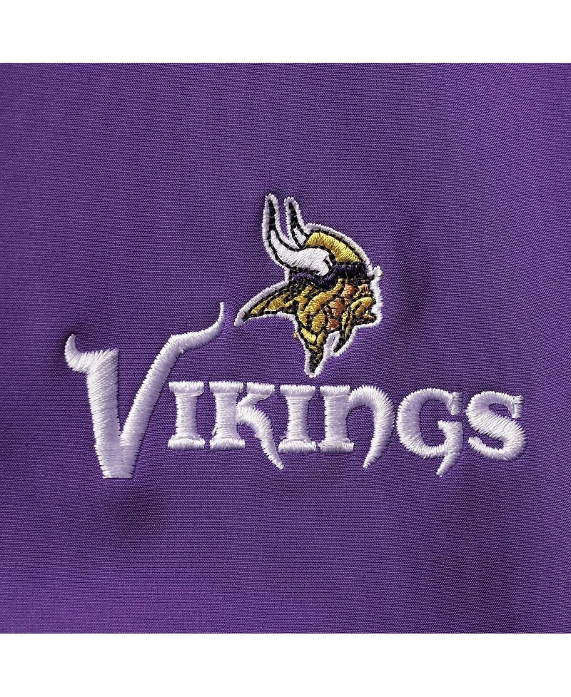 Men's Dunbrooke Purple, Black Minnesota Vikings Alpha Full-Zip Jacket
