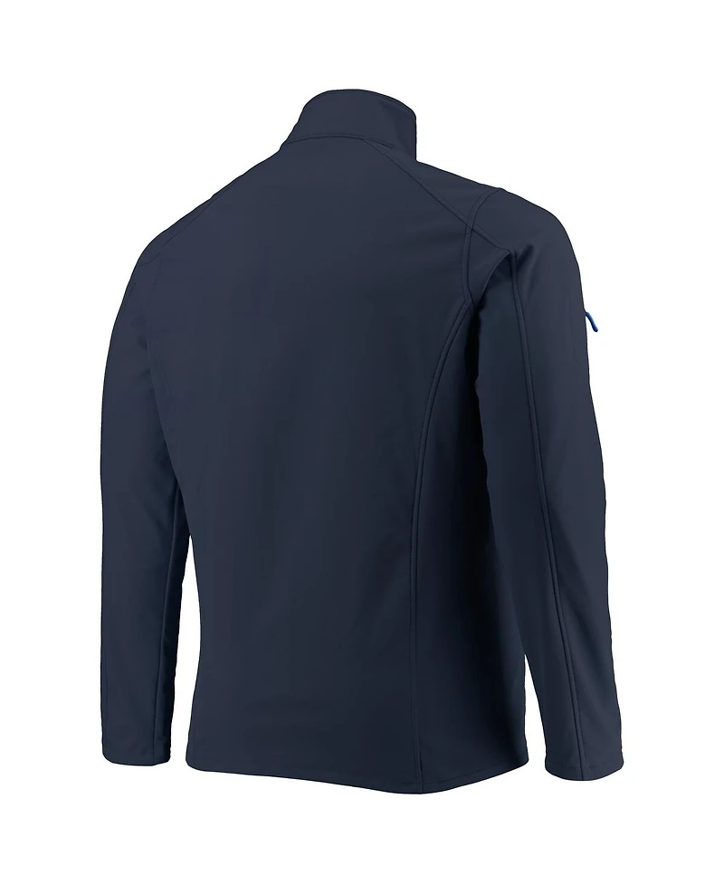 Men's Dunbrooke Navy Chicago Bears Big and Tall Sonoma Softshell Full-Zip Jacket