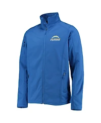 Men's Dunbrooke Royal Los Angeles Chargers Big and Tall Sonoma Softshell Full-Zip Jacket